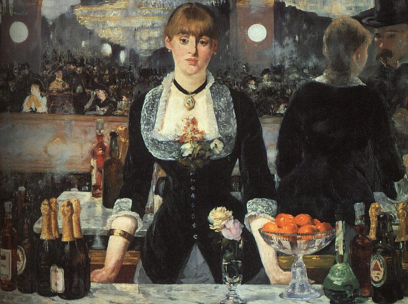 Edouard Manet The Bar at the Folies Bergere Spain oil painting art